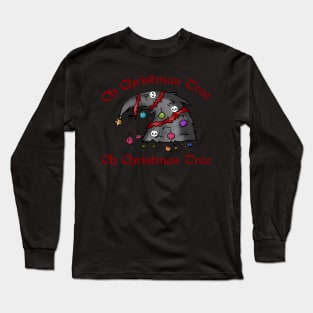 Oh Christmas Tree - Goth, Skull Long Sleeve T-Shirt